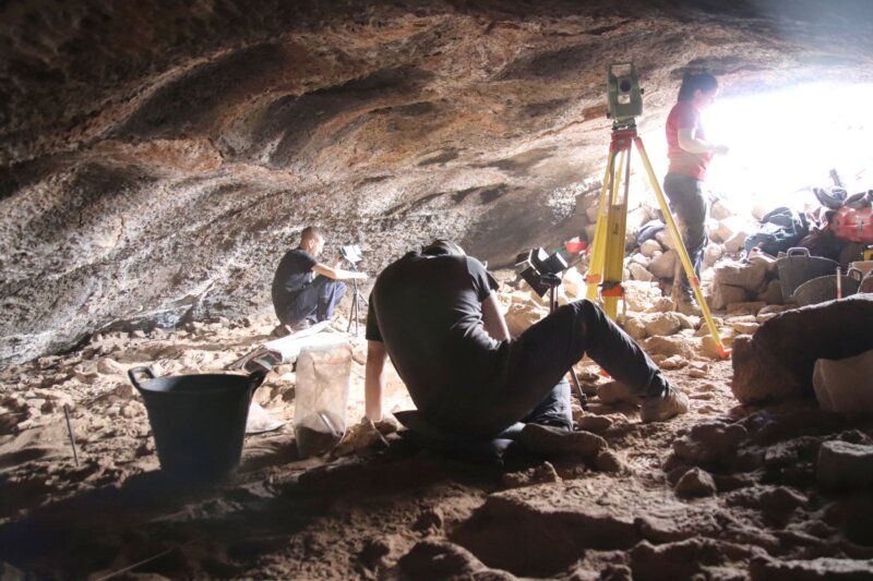 Imagen de la excavación arqueológica en Tejate (Fuerteventura) / Universidad de La Laguna