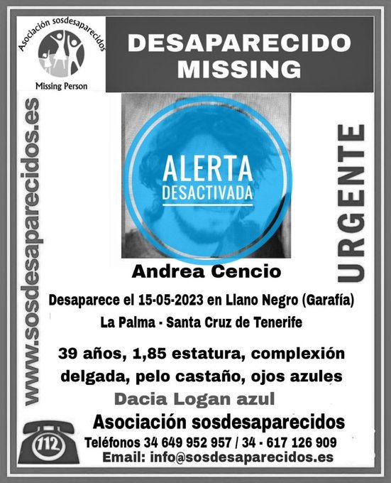 Se localiza a un hombre que llevaba un mes desaparecido en La Palma