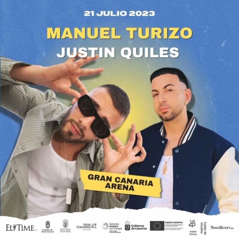Manuel Turizo y Justin Quiles a punto de llenar el Gran Canaria Arena