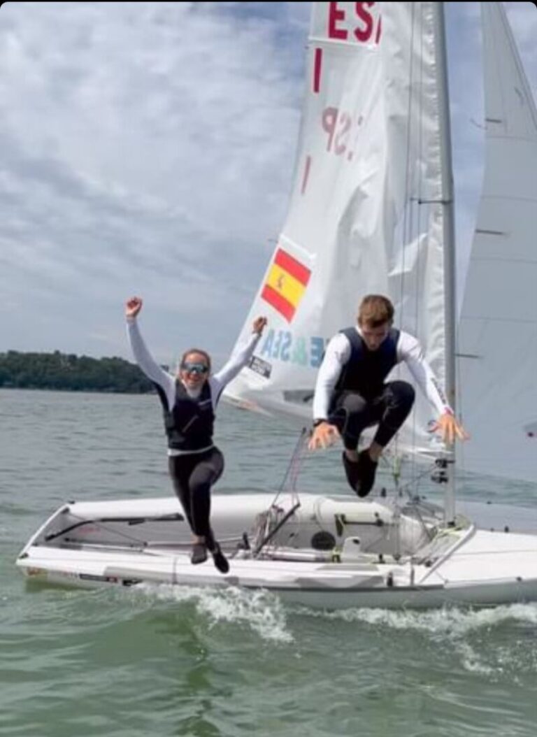 Proclaman a Miguel Ángel Morales y Alejandro Martín campeones europeos de vela 420