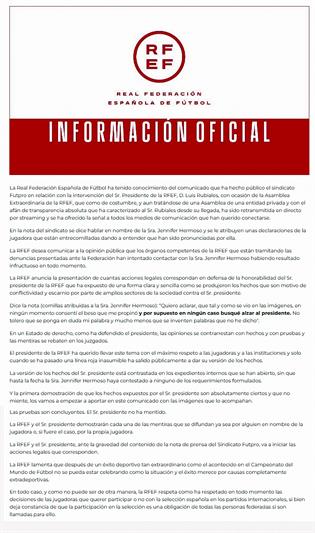 El CSD eleva al TAD "una petición razonada" contra Rubiales por infracciones muy graves