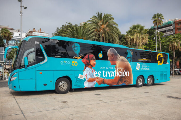 Una guagua acogerá las promesas de los peregrinos de las Fiestas de la Virgen del Pino