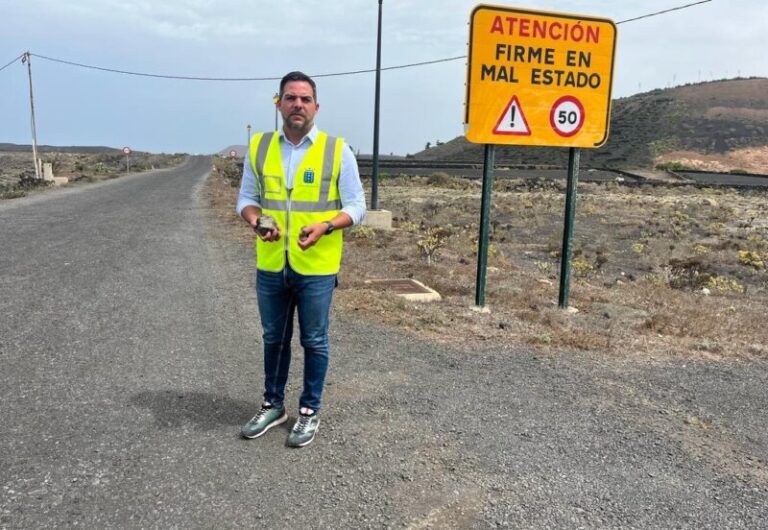 El Cabildo de Lanzarote recupera el proyecto de restauración de la carretera de Masdache-El Peñón