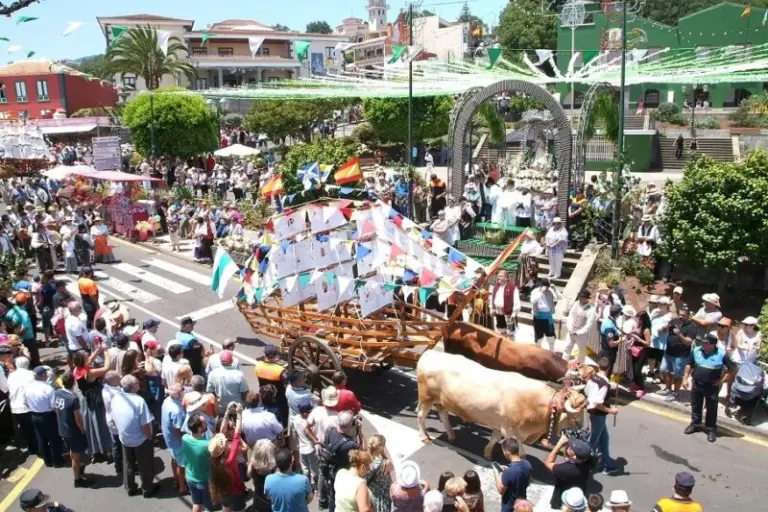 La Romería de La Esperanza, en Tenerife, llena de música y tradición sus calles
