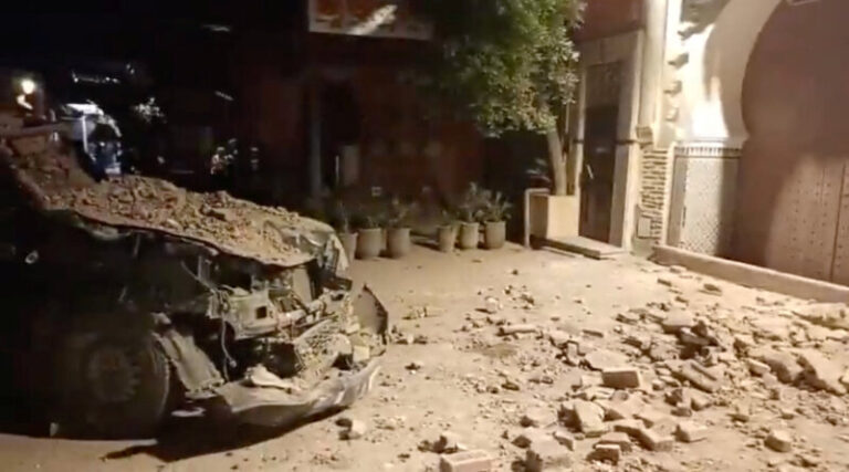 Las imágenes del terremoto en Marruecos