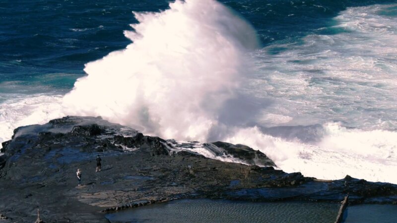 Oleaje mar Canarias.
