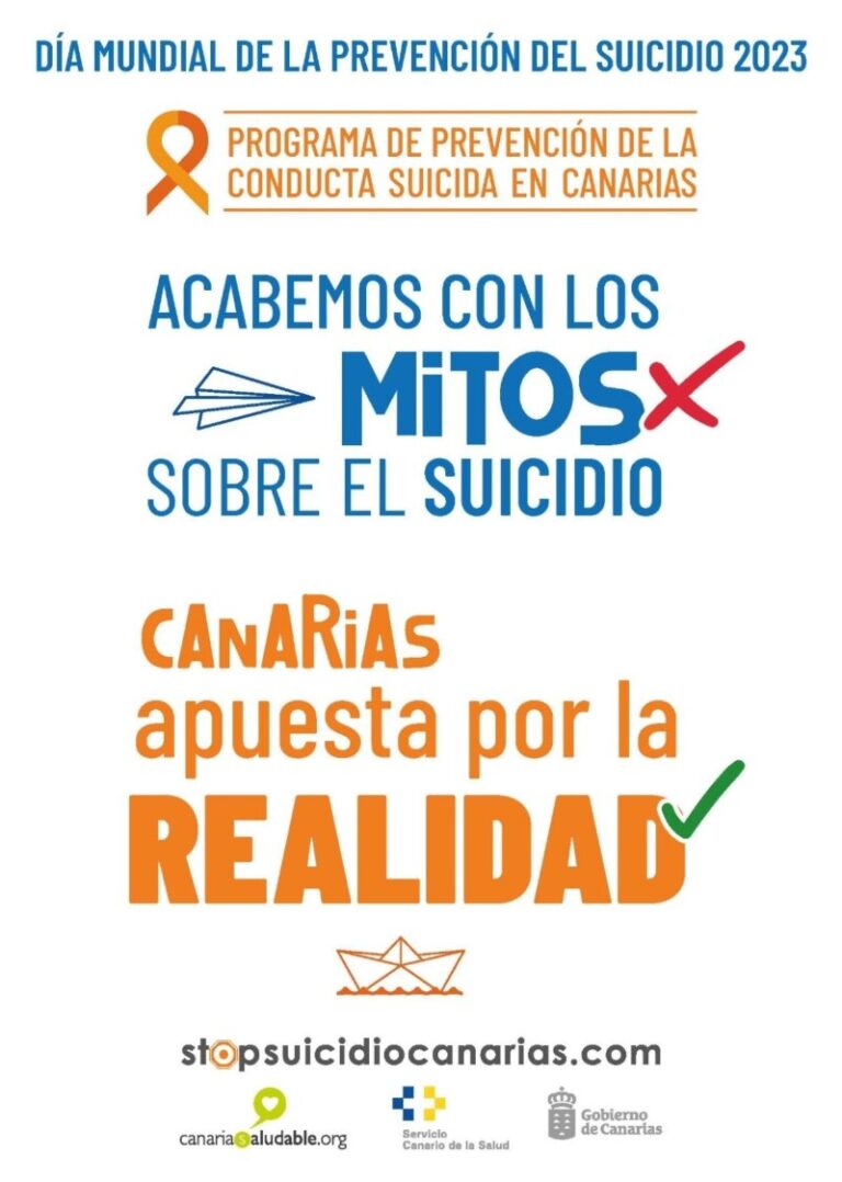 Sanidad del Gobierno de Canarias pone en marcha una campaña de prevención de la conducta suicida