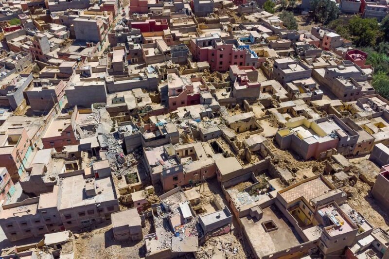 Las réplicas aún se sienten en las aldeas marroquíes