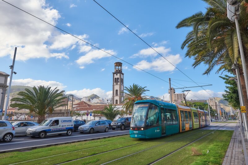 Prueban en el tranvía de Tenerife un sistema inteligente para monitorizar las vías férreas