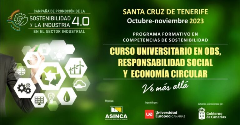 Industria y ASINCA organizan un curso para impulsar las estrategias de sostenibilidad