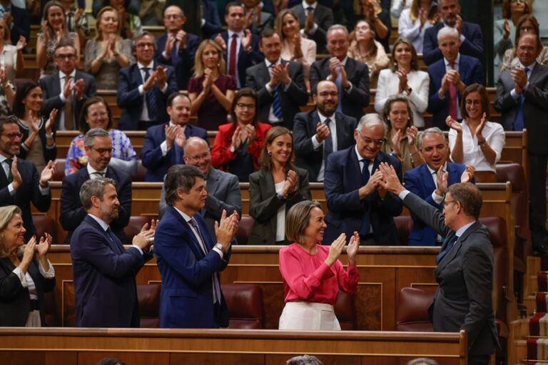 Feijóo no consigue los apoyos en el debate de investidura