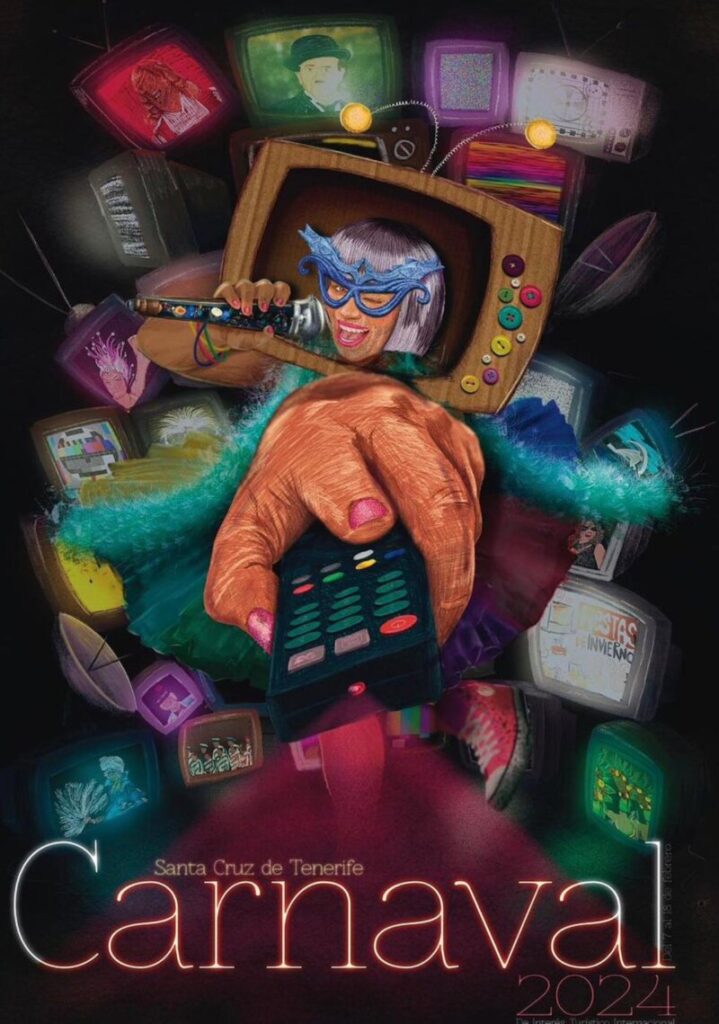 Cartel seleccionado para el Carnaval de Santa Cruz de Tenerife 2024