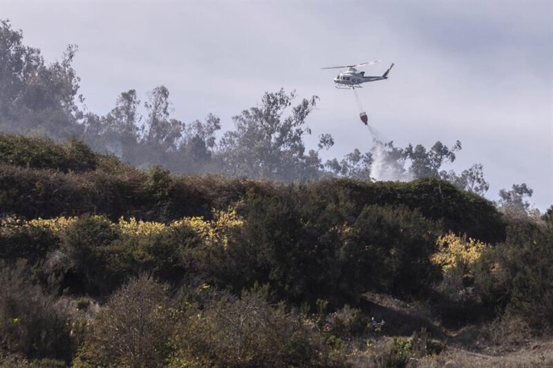 Helicóptero Santa Úrsula. Efe
