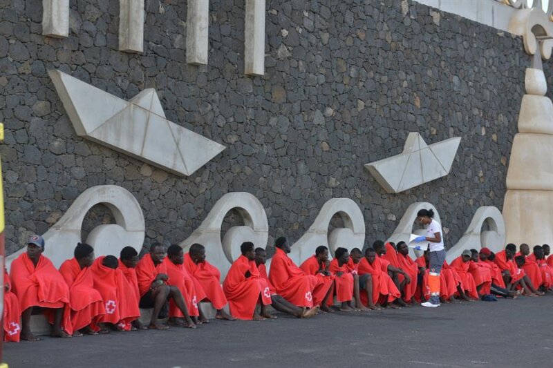 Migrantes El Hierro. Efe