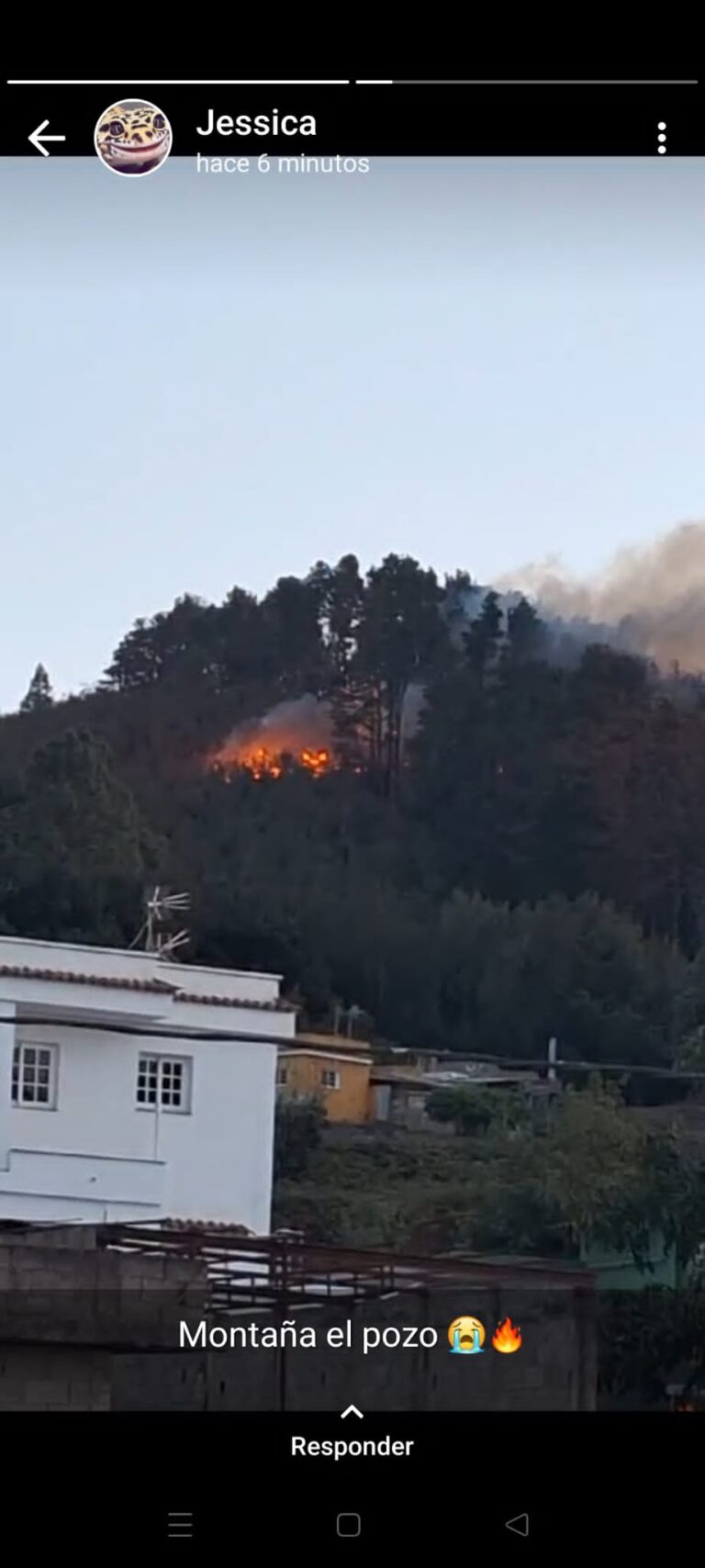 Controlada la reactivación dentro del perímetro del incendio de Tenerife