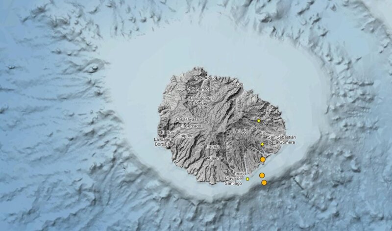 Terremotos La Gomera. IGN