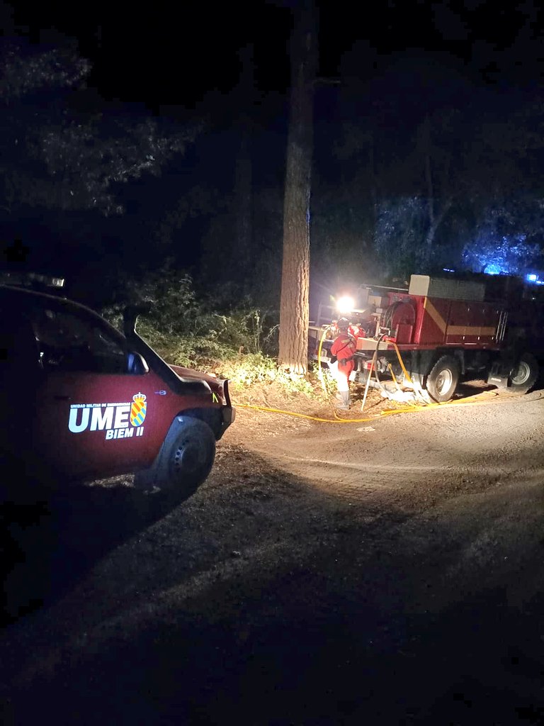 UME Tenerife Incendio