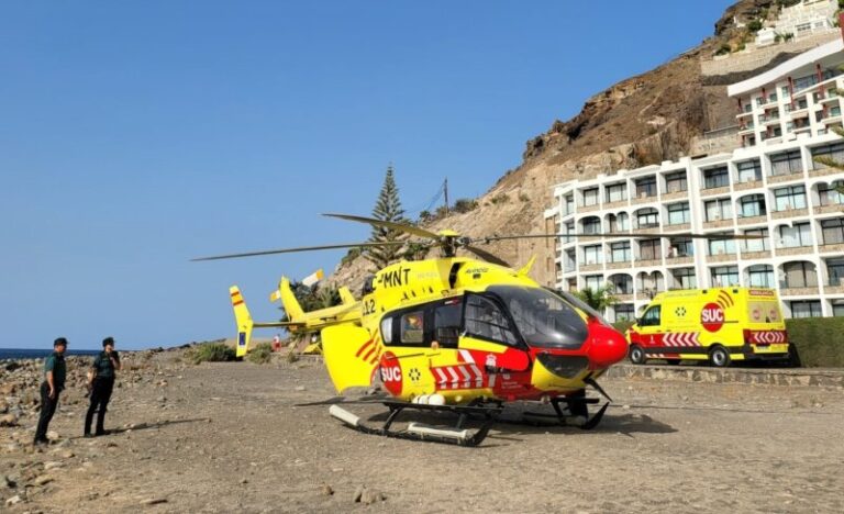 Recuperan a un hombre en parada cardiorrespiratoria en Mogán