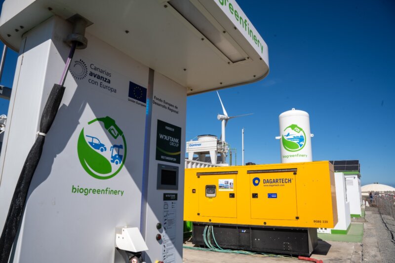 Tratamiento de los residuos. Planta experimental ‘Biogreenfinery’ del ITC. Imagen ITC