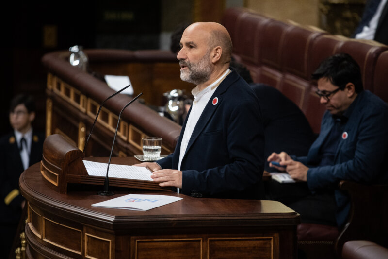 Segunda sesión del pleno de investidura de Sánchez en el Congreso