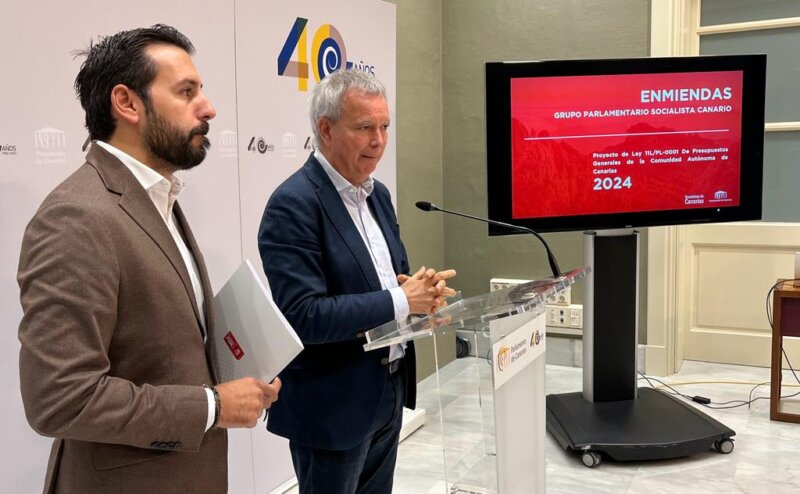 Presentación de las enmiendas del Grupo Parlamentario Socialista. Imagen PSOE