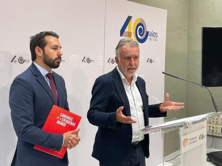 El PSOE presentará una enmienda a los presupuestos canarios
