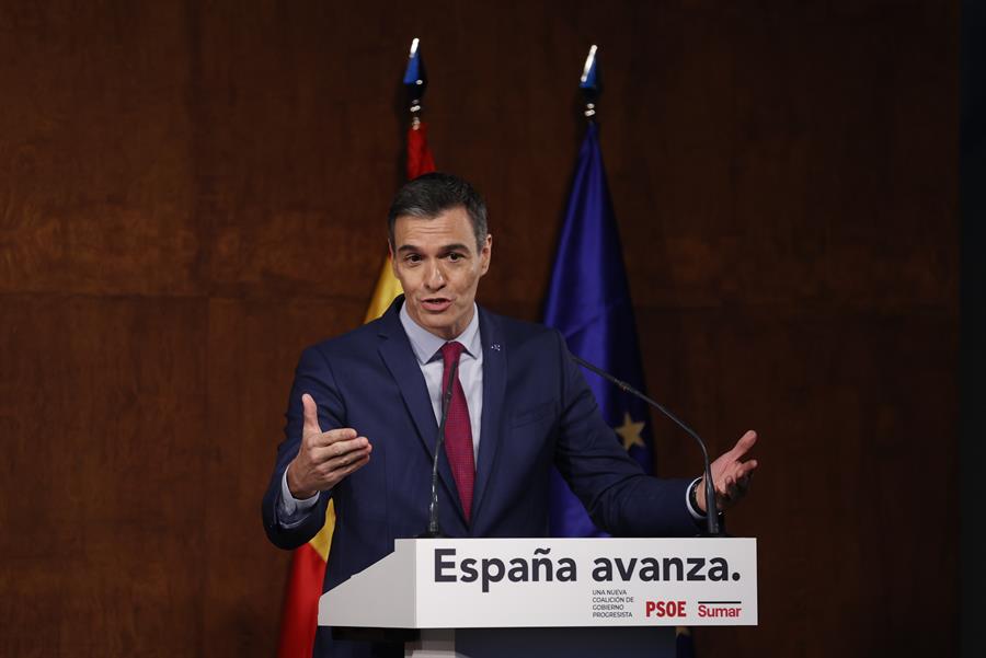Pedro Sánchez, presidente en funciones del Gobierno y líder del PSOE. Imagen EFE