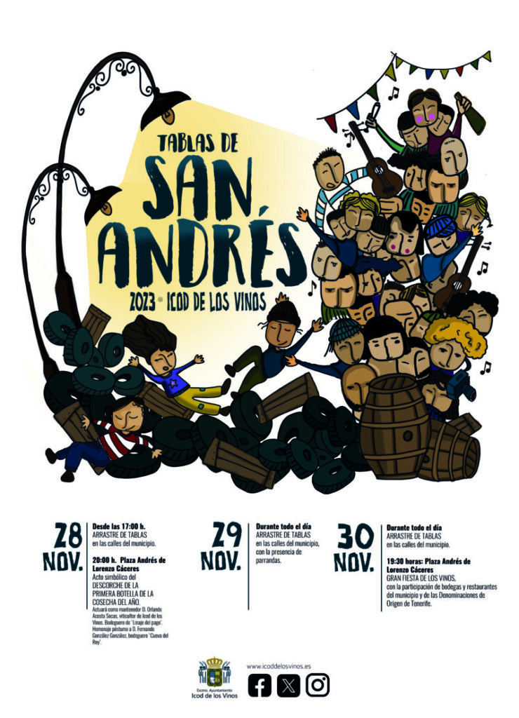 Cartel de las Tablas de San Andrés de Icod de los Vinos