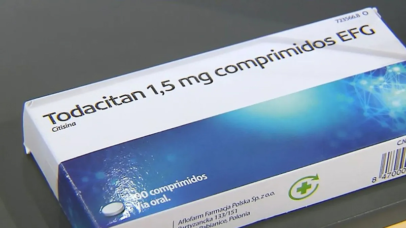 Tras varios meses en el mercado español, el Todacitán arroja el dato de un 76% de éxito, 3 de cada 4 pacientes dejan de fumar con él y es el fármaco que financia la sanidad canaria