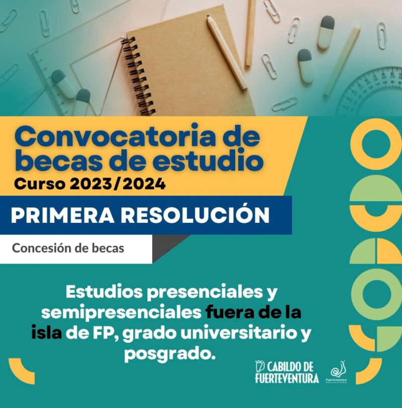 Fuerteventura agiliza los trámites para abonar más de 600.000 euros en becas de estudio