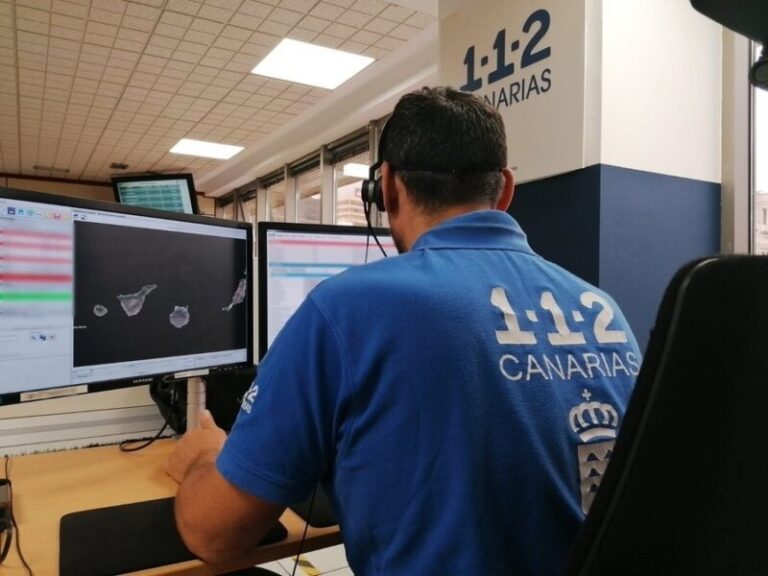Un motorista resulta herido al sufrir una caída en Tenerife