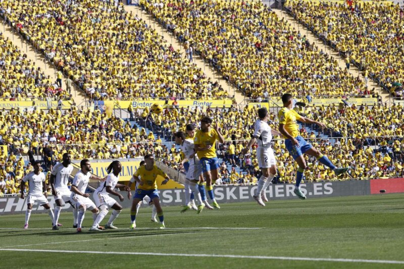 Imagen del encuentro entre La UD Las Palmas y el Real Madrid. Foto "X" UD Las Palmas