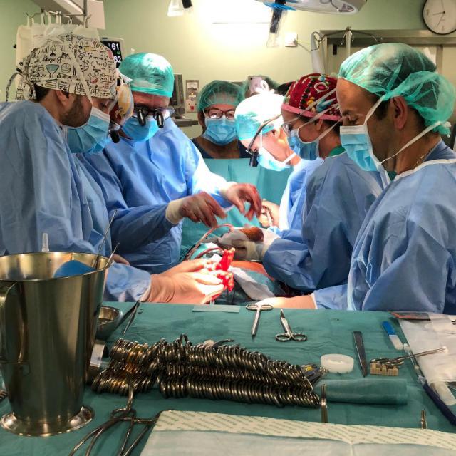 trasplantes en 2023. Imagen: Trasplante en uno de los hospitales públicos de Canarias. Consejería de Sanidad del Gobierno de Canarias