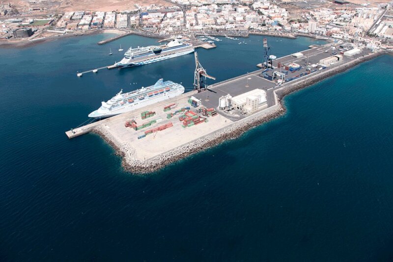 Puerto del Rosario. Imagen Puertos del Estado.