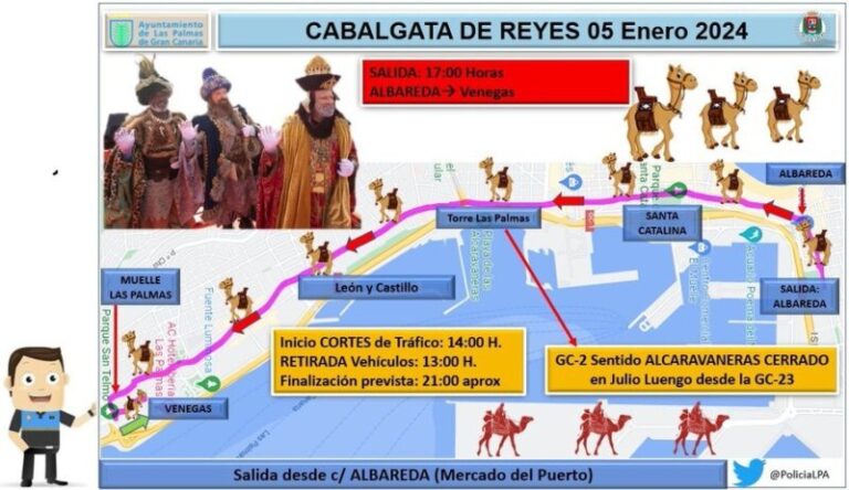 Los Reyes Magos recorren Canarias