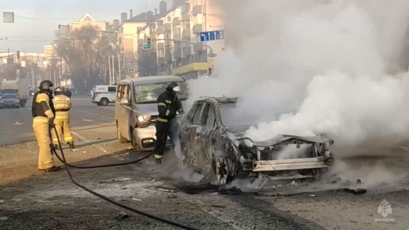 Imagen de archivo de un ataque ucraniano en Belgorod. Imagen Europa Press/Contacto/Russian Ministry of Emergenc