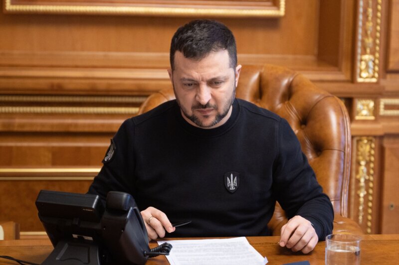 Viaje a países bálticos. Imgen: Volodimir Zelenski, presidente de Ucrania. PRESIDENCIA DE UCRANIA
