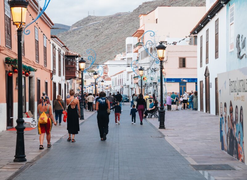 Bonos consumo. Zona comercial de San Sebastián de La Gomera. Imagen Cabildo de La Gomera