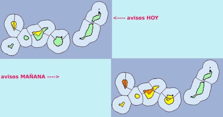 Alerta por viento en La Palma y Tenerife con rachas que podrían superar los 100 km/h