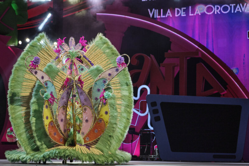 4ª Dama de Honor de los Mayores Mercedes Hernández García carnaval de Santa Cruz de Tenerife 2024 / RTVC / Tomás Rodríguez