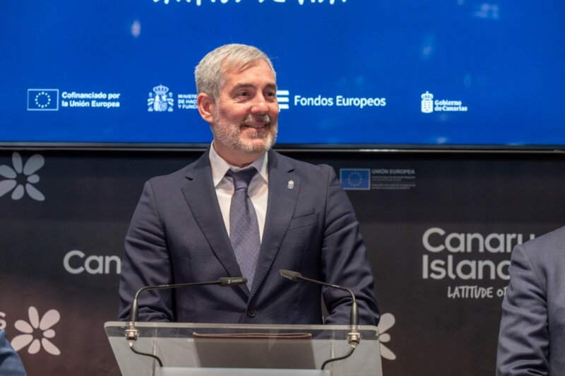 Imagen inauguración stand de Canarias en Fitur 2024. Foto Gobierno de Canarias
