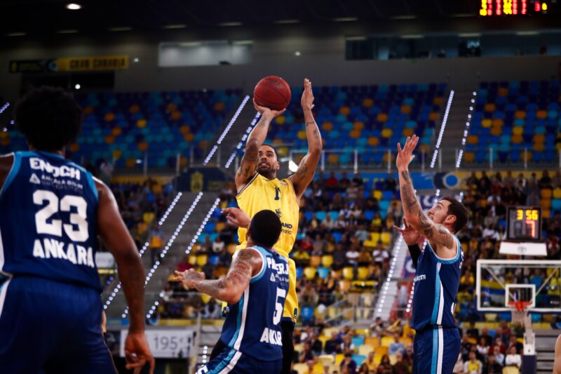 Imagen del partido de anoche en el Gran Canaria Arena. Foto "X" Dreamland Gran Canaria