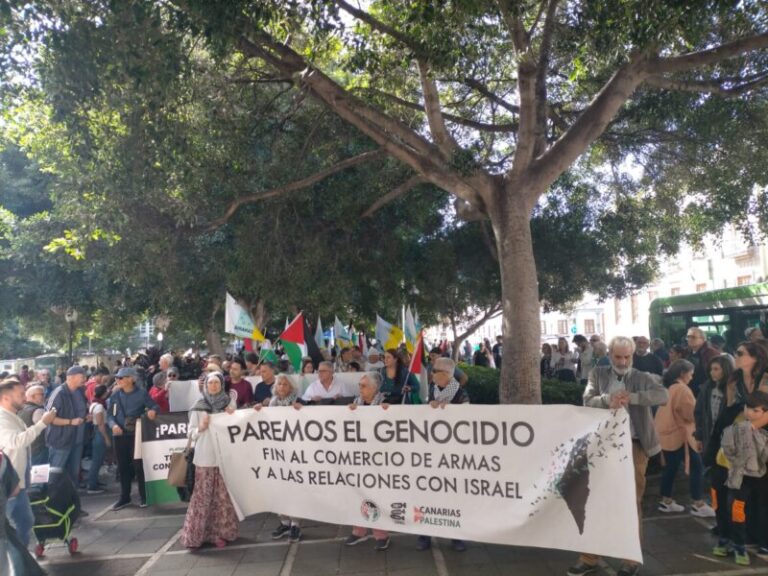 Manifestaciones en todo el Archipiélago para pedir el alto el fuego en la franja de Gaza