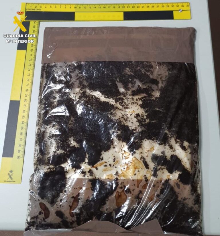 La Guardia Civil incauta a una mujer con 824 gramos de cocaína cuando desembarcaba en el puerto de Arrecife