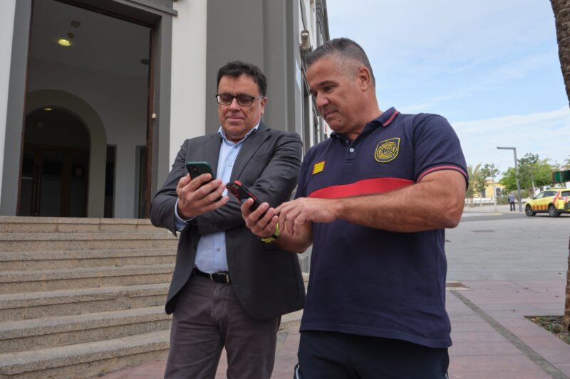 El sistema ES Alert, probado en Fuerteventura. Imagen Gobierno de Canarias
