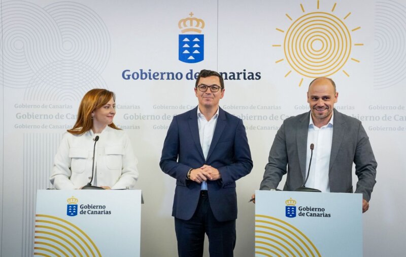 Decreto ley medidas urgentes en materia de vivienda. Imagen: Rueda de prensa posterior al Consejo de Gobierno. Gobierno de Canarias