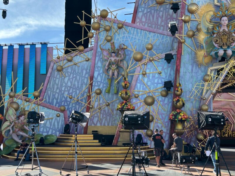Escenario del carnaval de Las Palmas de Gran Canaria 2024. Foto Luis Muro