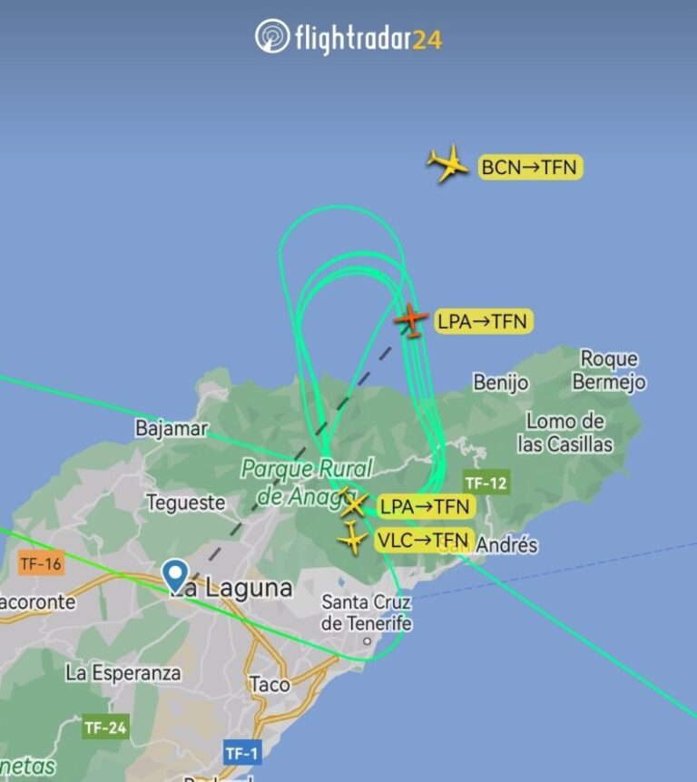 El Aeropuerto Tenerife Norte recupera la normalidad