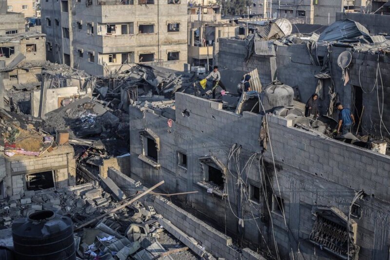 Destrucción causada por los ataques del Ejército de Israel contra la ciudad de Jan Yunis, en el sur de la Franja de Gaza (archivo)- Ahmed Zakot/dpa