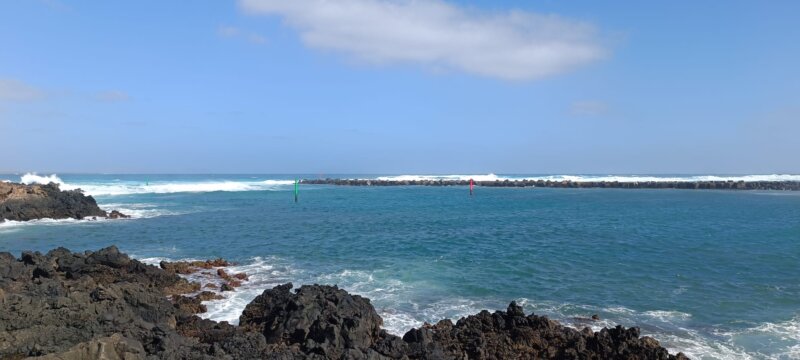 Imagen de Órzola, Lanzarote, este miércoles 28 de febrero de 2024. Foto de Salvador Cruz